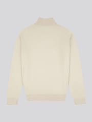 U.S. Polo Assn. Cream U.S. Polo Assn. Mens Cotton Knit Roll Neck Jumper - Image 6 of 7