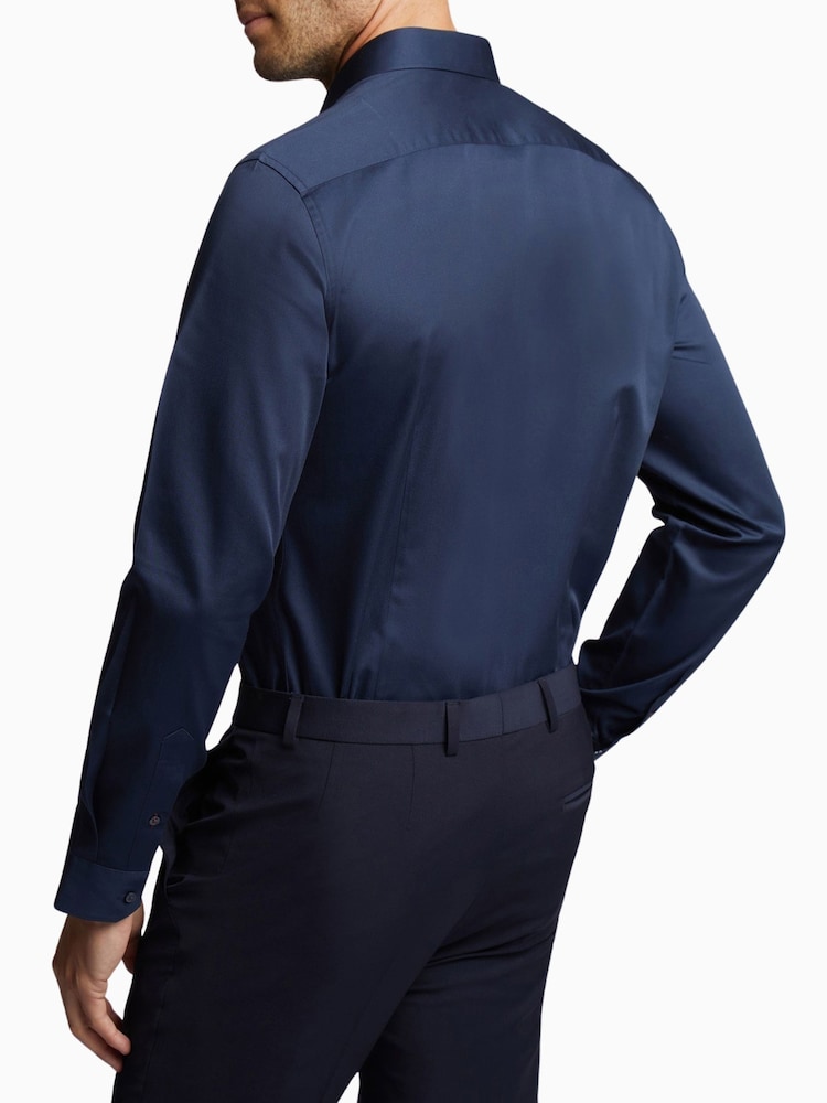 Ted Baker Tailoring Синий 100% хлопок Duddon Core Steel рубашки - Image 2 of 3