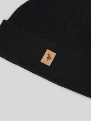 U.S. Polo Assn. Black Signature Knit Winter Beanie - Image 3 of 3
