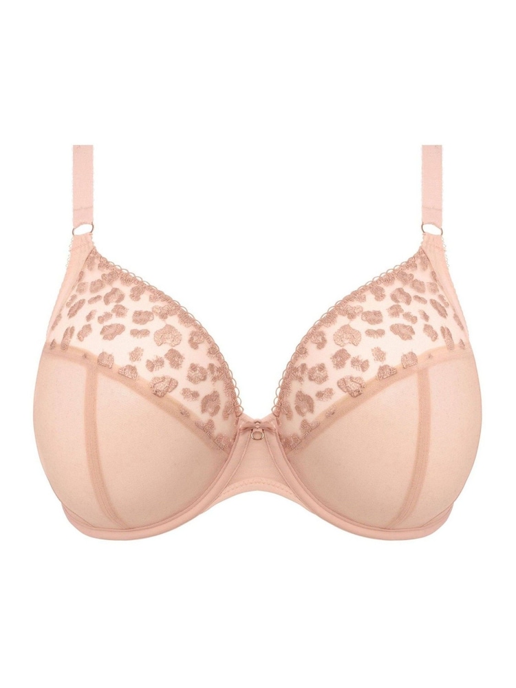 Elomi Pink Pale Blush Namrah Underwire Bandless Plunge Bra - Image 3 of 3