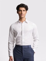 Ted Baker Tailoring 100% Хлопок Jorvic Текстура Белая рубашка - Image 1 of 3