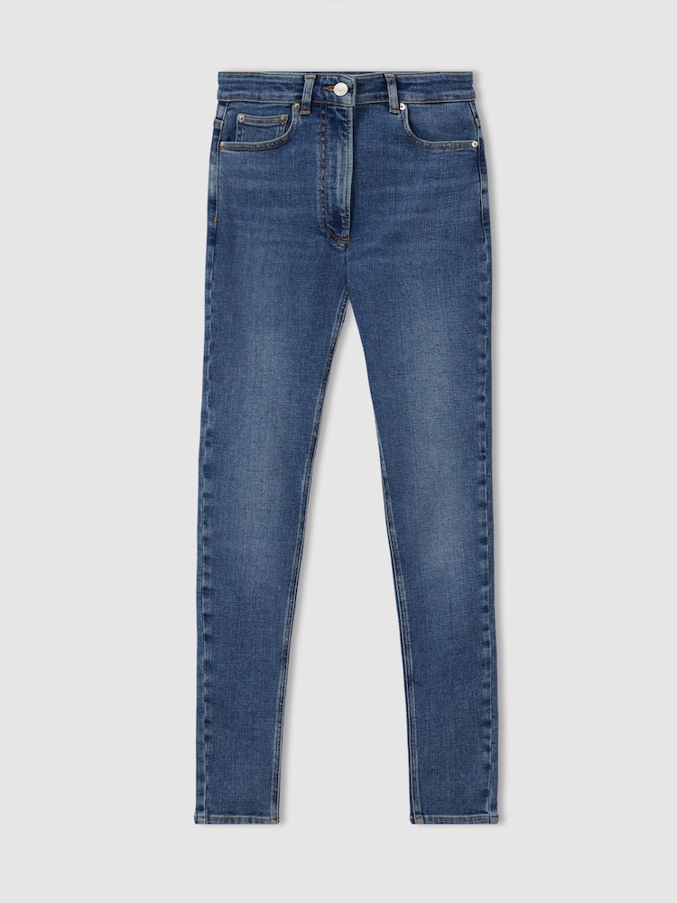 Mittelblau - Reiss Hattie Skinny Jeans - Bild 2 von 7 Mittelblau - Reiss Hattie Skinny Jeans - Bild 2 von 7