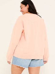 FatFace Georgia Coral Pink Crew Sweatshirt - Image 6 of 10