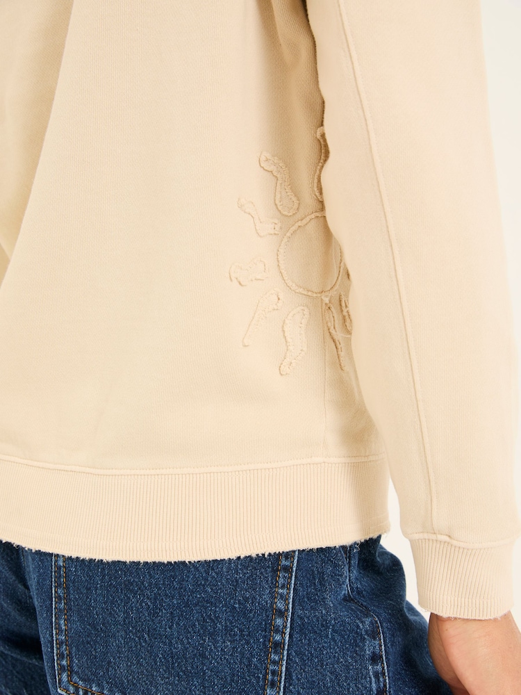 FatFace Lottie Natural Sun Graphic Crew Sweatshirt - Image 3 of 5