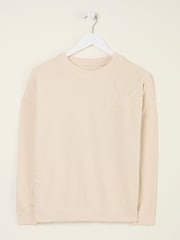 FatFace Lottie Natural Sun Graphic Crew Sweatshirt - Image 4 of 5