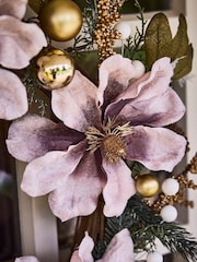 Dibor Pink Magnolia Blush Wreath - Image 2 of 5