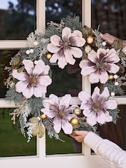 Dibor Pink Magnolia Blush Wreath - Image 3 of 5