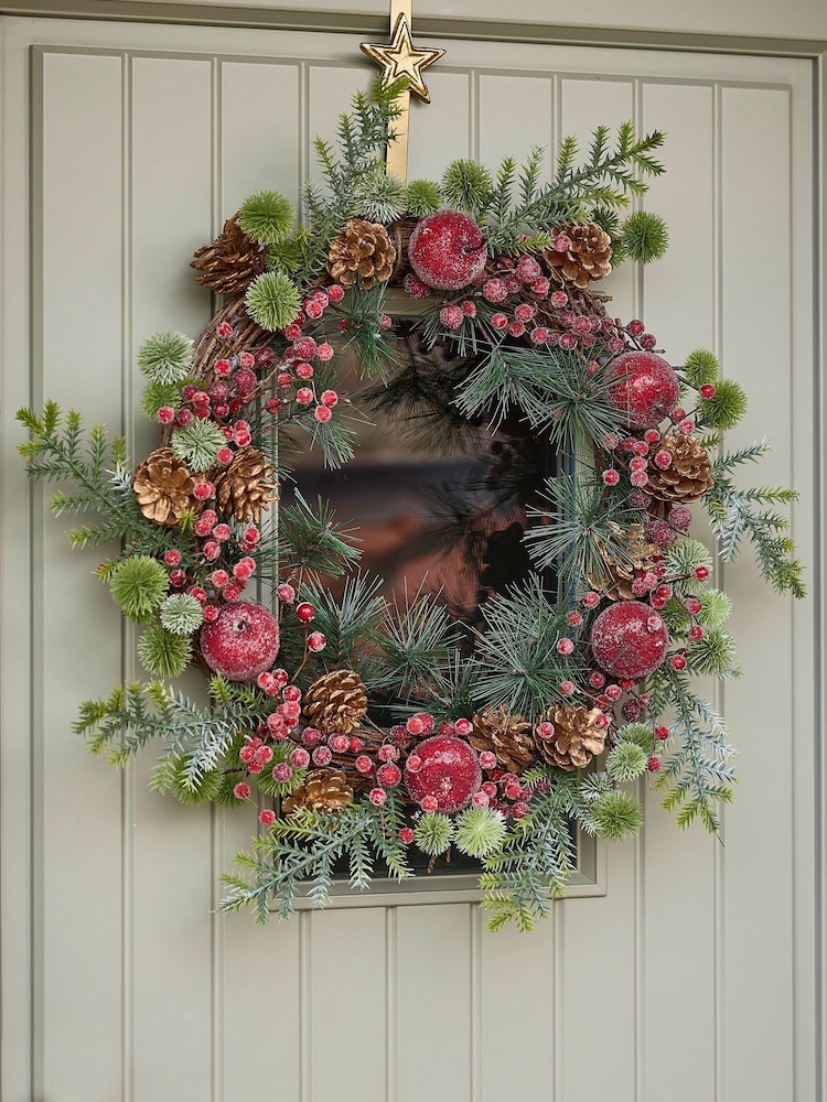 Dibor Red Candied Apple Wreath - Image 1 of 4