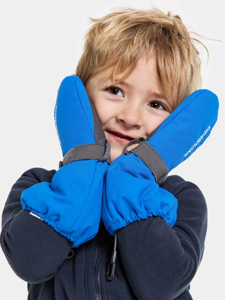 Didriksons Kids Biggles Waterproof Mittens Gloves - Image 1 of 3
