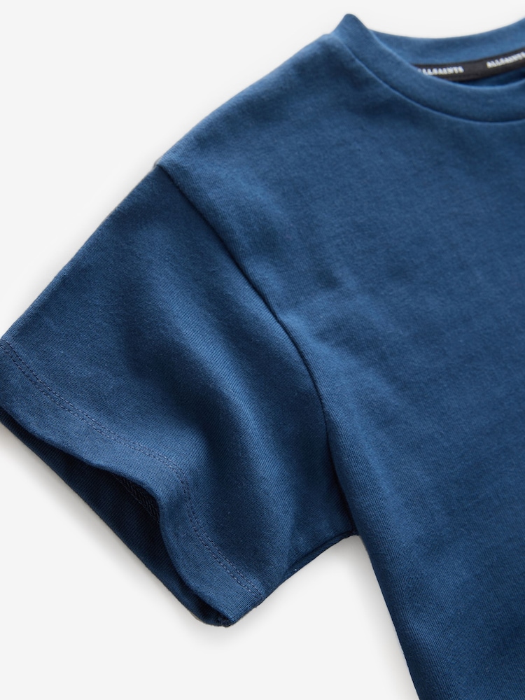 Azul marino - smALLSAINTS Younger Boys Oversized Underground Crew T-Shirt - Imagen 8 de 8 Azul marino - smALLSAINTS Younger Boys Oversized Underground Crew T-Shirt - Imagen 8 de 8