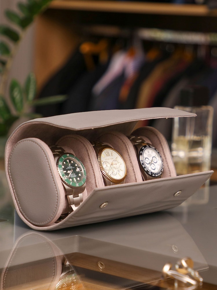 Dibor Grey Three Section Watch Case - Image 1 of 4