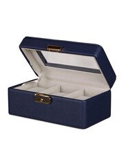 Dibor Blue Blue Watch Box with Key - Image 2 of 5