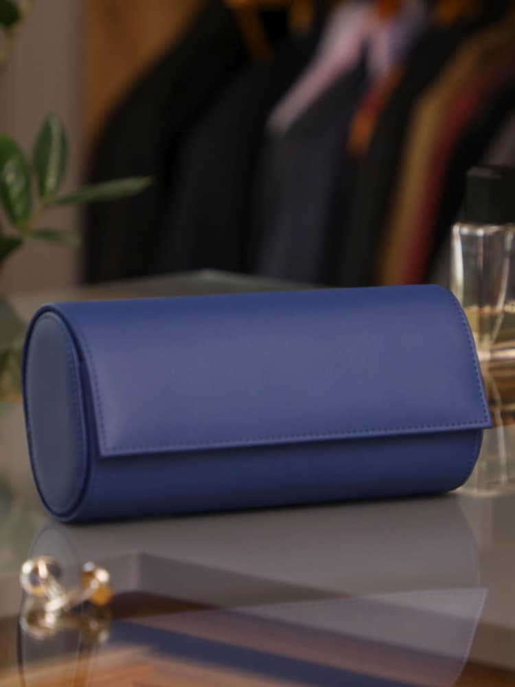Dibor Blue Three Section Watch Case - Image 2 of 6