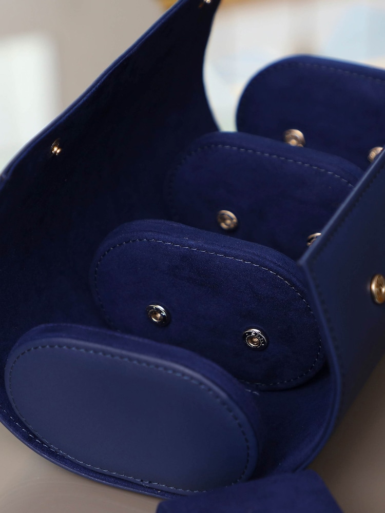 Dibor Blue Three Section Watch Case - Image 6 of 6