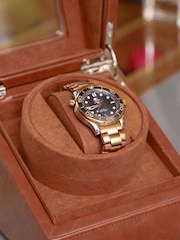 Dibor Tan Brown Tan Brown Single Watch Display Case - Image 3 of 5