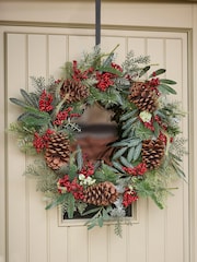 Dibor Green Berry Bushel Wreath - Image 1 of 4