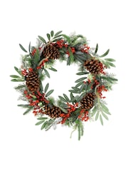 Dibor Green Berry Bushel Wreath - Image 4 of 4