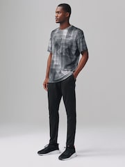 Black/Grey Active Gym Training Joggers - Image 2 of 8