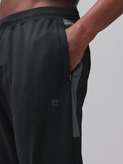 Black/Grey Active Gym Training Joggers - Image 4 of 8