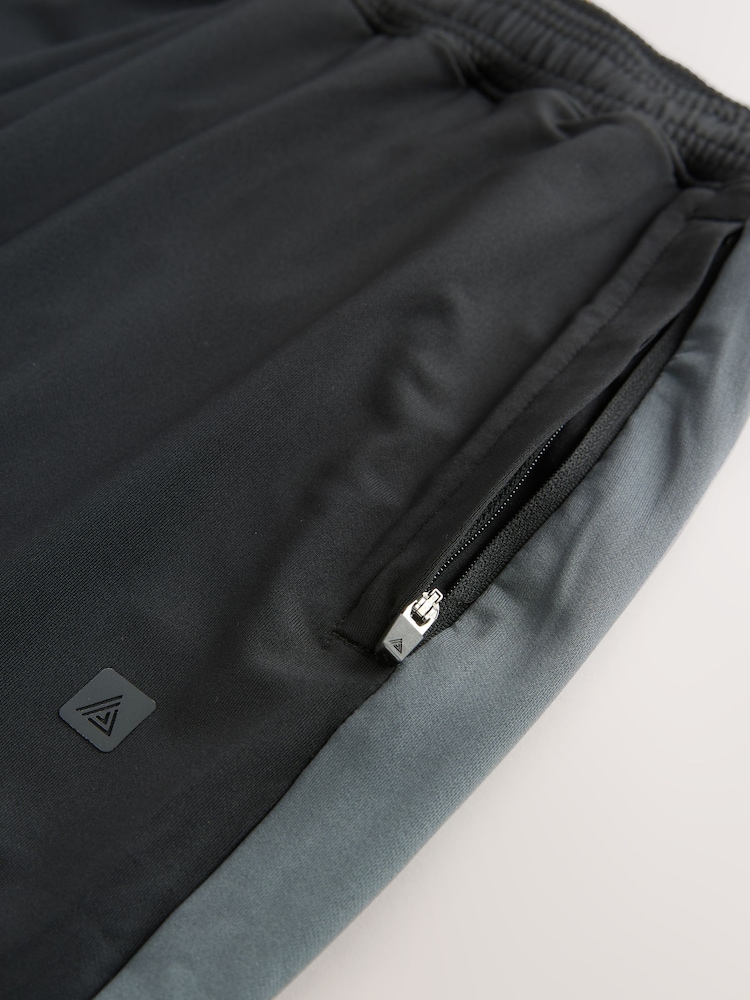 Black/Grey Active Gym Training Joggers - Image 8 of 8