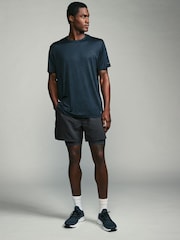 Slate Grey Active Premium 2 in 1 Shorts - Image 2 of 12
