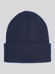 U.S. Polo Assn. Blue Double Horsemen Knit Winter Beanie - Image 2 of 3