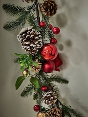 Dibor Green Brockham Rose Garland - Image 2 of 5