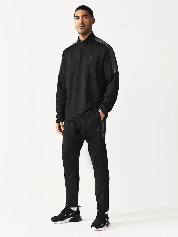 Black Active Training Tracksuit - Image 1 of 9