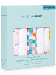 Aden+Anais Essentials Pamučni kvadrati od muslina 5 paket - Slika 4 od 10