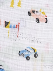 Aden + Anais White Essentials Cotton Muslin Blanket - Image 7 of 7