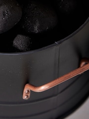 Dibor Black/Copper Coal Bucket with Shovel - Image 3 of 4