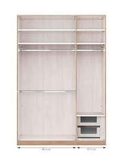 Wiemann Natural Peyton Drawer and Rail Bundle for Triple Hinged Wardrobe - Image 1 of 3