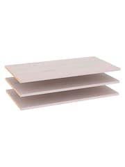 Wiemann Natural Torquay Drawer and Shelves Bundle for 4 Door Hinged Wardrobe - Image 3 of 3