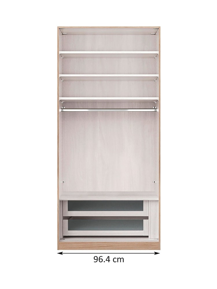 Wiemann Natural Torquay Drawer amd Shelf Bundle for Double Hinged Wardrobe - Image 1 of 3