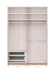 Wiemann Natural Jenson Drawer and Rail Bundle for 1.5M Sliding Wardrobe - Image 1 of 3