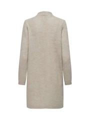Natural - ONLY Cosy Long Knitted Open Cardigan - Imagen 6 de 6