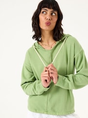 FatFace Green Beach Overhead Hoody - Image 3 of 6