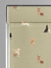 Sophie Allport Green Labradors & Retrievers Made To Measure Roman Blinds - Image 4 of 6