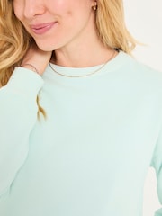 FatFace Georgia Mint Green Crew Sweatshirt - Image 4 of 5