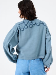 FatFace Beeble Embroidered Crew Sweatshirt - صورة 3 من 8