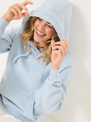 FatFace Izzy Pale Blue Overhead Hoodie - Image 3 of 5