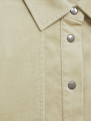 Vestido de pana con cinturón y manga larga Mara de Reiss - Imagen 4 de 4