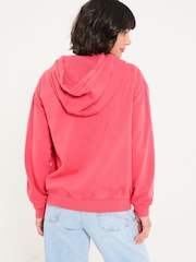 FatFace Bex Rust Red Bex Overhead 100% Cotton Hoodie - Image 2 of 5