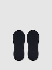 Reiss Navy Rafi Cotton-Blend Loafer Socks - Image 2 of 3