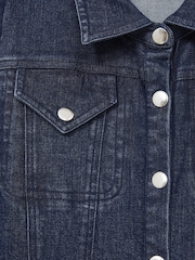 Reiss Blue Mira 13-14 yrs Wide-Leg Denim Jumpsuit - Image 4 of 4