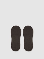 Reiss Chocolate Rafi Cotton-Blend Loafer Socks - Image 2 of 3