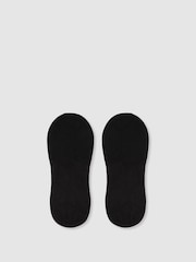 Reiss Black Rafi Cotton-Blend Loafer Socks - Image 2 of 3