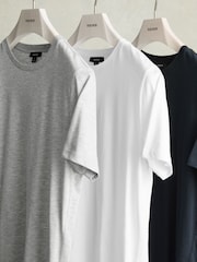 Multi - Lot de 3 t-shirts Reiss Bless à col rond en jersey de coton - Image 1 of 5