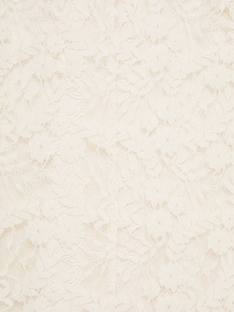 Mango Cream Lace Detail Gown - Image 7 of 7