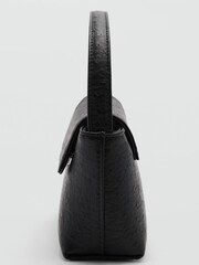 Mango Black Flap chain bag - Image 3 of 4
